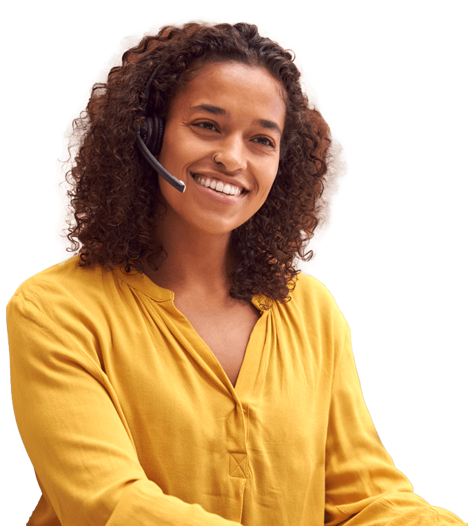 Woman providing support